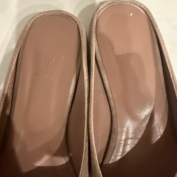 Maryam Nassir Zadeh Taupe Suede Mules - Picture 4 of 4